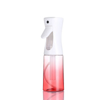 Bouteilles de pulvérisation miniatures personnalisées rechargeables en PET de 200 ml, 300 ml, 16 oz (500 ml) avec pulvérisation fine continue pour liquide de nettoyage