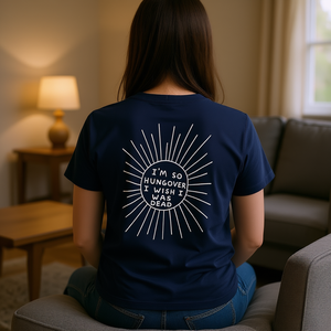 T-shirt unisex a maniche corte con scollo rotondo, divertente, con meme ironici e sardastici, per adulti - Product Image 2