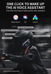 Accesorios para Motocicleta, Intercomunicador, Sistema de Comunicación Manos Libres, Auriculares Inalámbricos Impermeables para Casco de Motocicleta - Product Image 3