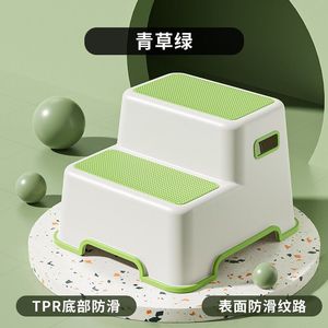 Children <b>Step</b> <b>Stool</b> Plastic 2 Tier Non Slip For Toilet Handwashing Home Use Age 2 4 Years - Product Image 3