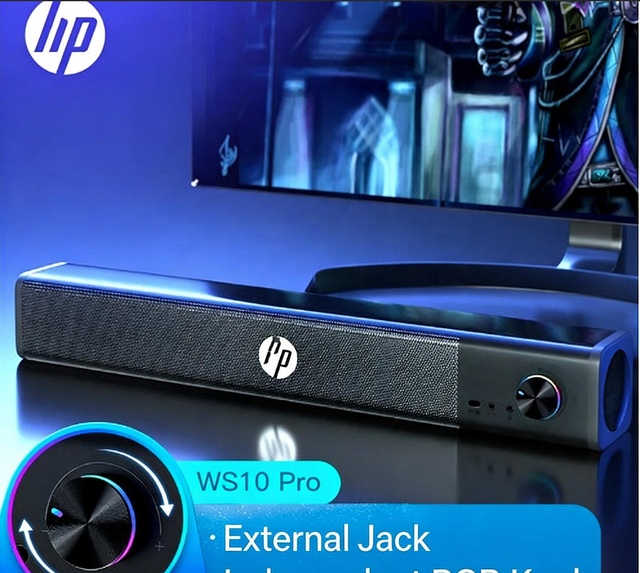 WS10 Pro Dual Models Wired Wireless Sound Bar Speaker USB Powered Mini Desktop Soundbar for PC Laptop Computer With Deep Bass