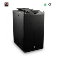 Lasesound Active LA-5S 18 İnç Aktif Subwoofer, 2400W DSP FIR Amplifikatörlü Profesyonel PA Hoparlör, Konser Sesi için