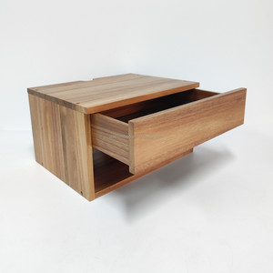 Mesita <span class=keywords><strong>de</strong></span> Noche Moderna <span class=keywords><strong>Flotante</strong></span> <span class=keywords><strong>de</strong></span> Madera con Cajón <span class=keywords><strong>de</strong></span> Almacenamiento para Dormitorio - Product Image 2