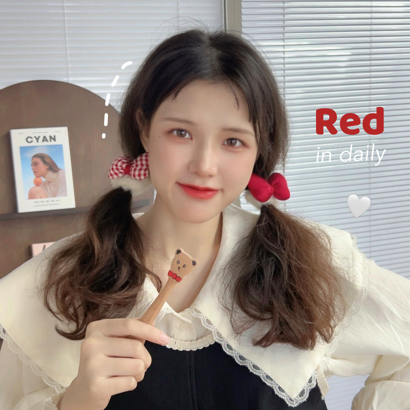 Красная клетчатая рубашка для девочек затяжек с бантом Пышная юбка резинка для волос, обтянутая тканью; Милый шаровой головкой кожаный ремешок Веревки женские аксессуары для волос