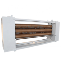 Machine de repassage automatique à noyau chauffée à l'huile à double rouleau à haute température, calendrier, 2 rouleaux utilisés dans les lignes de production non tissées