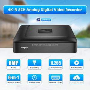 Enregistreur vidéo numérique analogique Hongnaer 1080P-N 5MP-N 4K-N H.265 Home 6-en-1 XVI TVI CVI CVBS IP AHD XMEye Pro DVR 4/8 canaux - Product Image 2