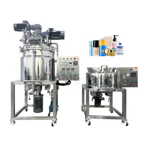 HONE 200L Circulation Homogenizer Industrial Small Cream Vacuum Emulsifying Mixer Cosmetic Mixing Machine With Oil Tank