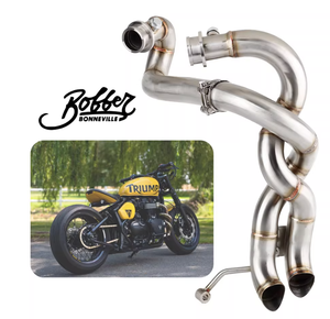 ท่อไอเสียทรงบิด สำหรับ <span class=keywords><strong>Triumph</strong></span> <span class=keywords><strong>BOBBER</strong></span> 1200 - Product Image 1