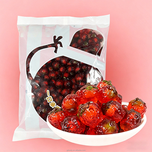 Bonbons Gélifiés Halal en Gros, Formes de Fruits 3D, à Peler, Ananas, Fraise, Raisin, Bonbons Mous à Peler, Confiserie en Gros de l'Usine - Product Image 6