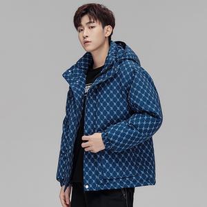 Doudoune d'hiver courte pour <span class=keywords><strong>homme</strong></span> à capuche rembourrée chaude doudoune pour <span class=keywords><strong>homme</strong></span> - Product Image 5