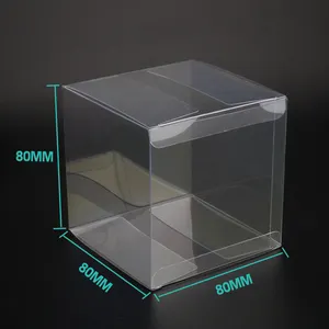 Großhandel OEM Clear Packaging Print Logo Transparent Benutzer definierte PVC PET Folding Retail Kunststoff verpackungs boxen