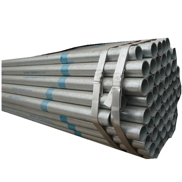 Dn40 q345 tubo in acciaio gi a parete sottile 0.7mm 0.9mm 1.0mm di spessore al mercato del Kenya