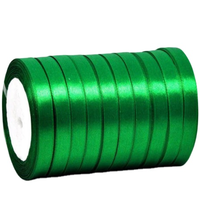 Vente en gros Boîte d'emballage ruban 2-100mm simple double face 100% rouleau de ruban de satin de polyester personnalisé pour emballage cadeau