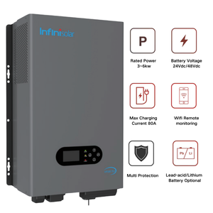 Inversor Solar de Onda Sinusoidal Pura Dual de 120V/240V Estándar de EE. UU. de 3KW de Baja Frecuencia con MPPT para el Hogar - Product Image 4