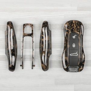 Accesorios Decoración de interiores Proveedor Nuevas llegadas Cubiertas de <span class=keywords><strong>llave</strong></span> de coche para <span class=keywords><strong>Porsche</strong></span> Cayenne Panamera <span class=keywords><strong>Macan</strong></span> 718 981 991 992 Taycan - Product Image 3