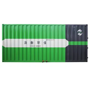 Water treatment containerized industrial sewage treatment equipment compact small effluent wastewater plant