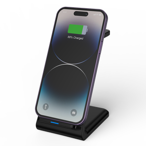 2026 Usine En Gros ABS 3 en 1 Station De <span class=keywords><strong>Chargeur</strong></span> Rapide Sans Fil pour Double <span class=keywords><strong>Chargeur</strong></span> Inductif De Téléphone Portable 10W - Product Image 2