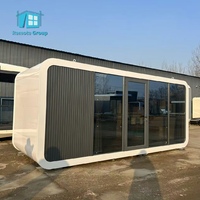 Maison Modulaire Préfabriquée Chaleureuse, Mini-Maisons, Bureau Conteneur, Module Habitable Portable, Cabane Mobile, Cabane Tendance, Villa, Style Mid-Century Modern