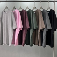 Camiseta de Manga Corta para Hombre, Estampado Gráfico, Corte Holgado, Cómoda para Actividades al Aire Libre, con Estampado de Letras, Cuello Redondo, Algodón Suave, Nueva Colección 2026