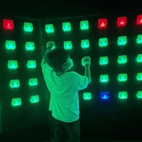 Lumière LED interactive pour salle de sport numérique, escalade, jeu de lancer multijoueur, lumière de sol à induction 36V