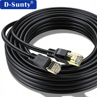 Kabel Patch Jaringan Cat8 Keystone RJ45 Tanpa Pelindung, Kabel LAN Tembaga Murni Bebas Oksigen, Bersertifikasi CE ROHS, Untuk Penggunaan Telekomunikasi