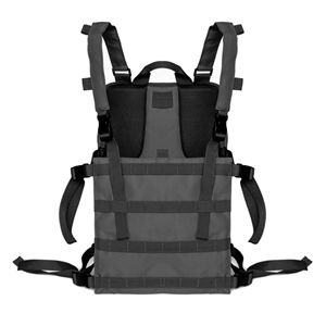 Tactical Backpack Oxford Cloth Expandable Outdoor Hiking Bag Black Unisex Shoulder <b>Strap</b> Spring 2024 - Product Image 5