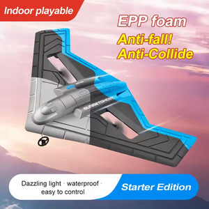 RC Diễn Viên Đóng Thế Máy Bay EPP Xốp Tàu Lượn Máy Bay Tiêm Kích Có Đèn LED Điều Khiển Từ Xa Máy Bay Mô Hình Đồ Chơi Bay Trẻ Em Quà Tặng - Product Image 2