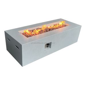 Calentadores de Gas para jardín de alta calidad, chimenea de Gas sin humo para exteriores, mesa de fuego de Gas Rectangular grande para vivir al aire libre - Product Image 6
