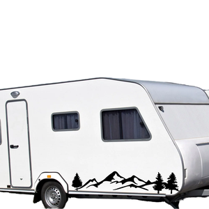 Cây Núi Off-Road Caravan Sticker Lớn RV Camper Decal Vinyl Decal Cho Xe Tải Cắm Trại Xe Dán - Product Image 1