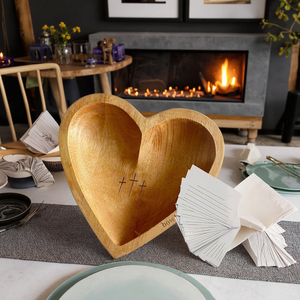 <span class=keywords><strong>Bol</strong></span> de pâte de prière en bois en forme de coeur Cadeaux religieux chrétiens pour hommes femmes pour les célébrations d'anniversaire de Pâques-pour les mamans et les papas - Product Image 6