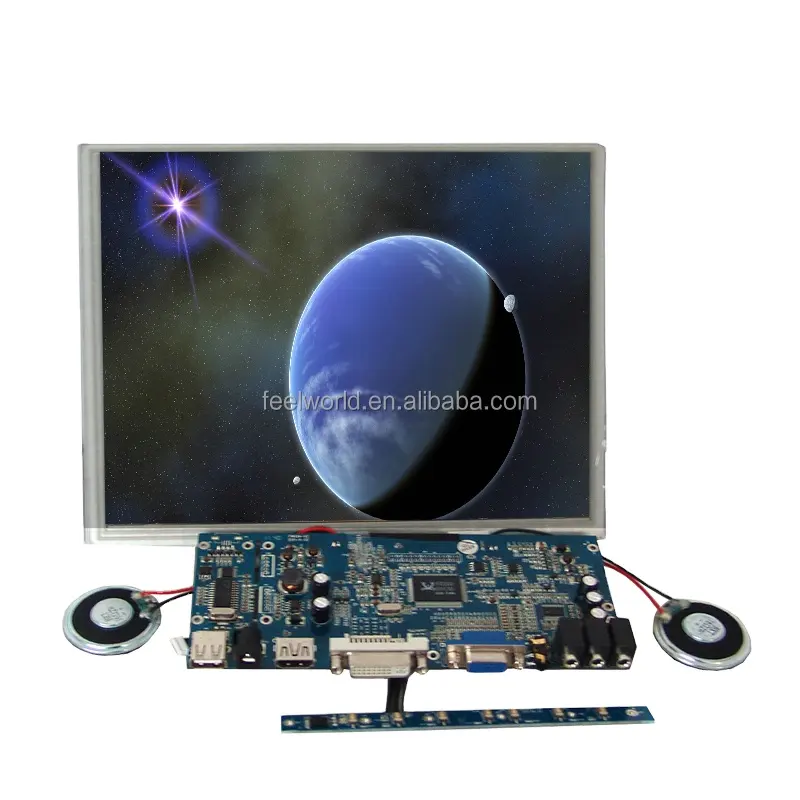 NEW! 10.4 inch VGA YPBPR HDMI AV DVI Signal Input LCD Modules Monitor with Touch Screen