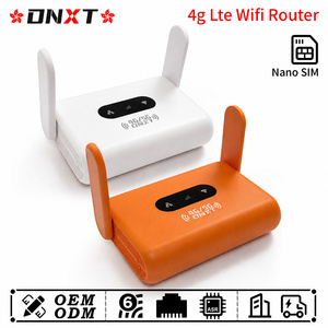 Router wifi DNXT 4g LTE Cat4 2.4GHz 4g cpe Wifi6 300Mbps de alta velocidad, mini router tipo C/DC con ranura para tarjeta SIM, para uso doméstico. - Product Image 1