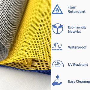 Starunk textilens <span class=keywords><strong>PVC</strong></span> lưới vải cho hồ bơi bóng râm Net gia cố polyester tráng <span class=keywords><strong>PVC</strong></span> lưới vải - Product Image 3