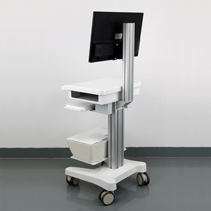Postes de travail informatiques personnalisés, chariots pour tablettes informatiques et chariots informatiques mobiles pour la télémédecine et les visites sur les salles de soins. - Product Image 3
