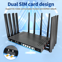Router Inalámbrico 5G Confiable, Wifi7 4T4R MU-MIMO OpenWRT BE7200, Módem con Puerto WAN de 2.5G, Tarjeta SIM 4G LTE, Tarjeta SIM 5G, Router CPE 5G con SIM