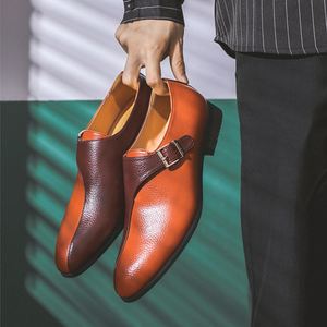 Chaussures bateau Derby décontractées pour hommes en cuir véritable, souples, confortables, respirantes et antidérapantes, idéales pour les mariages et les affaires – Grande Vente - Product Image 2