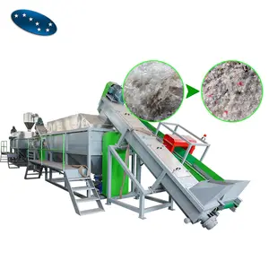 Sevenstars good quality waste plastic recycling machine for PP PE film washing line waste film jumbo woven bags