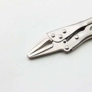 Alicates de bloqueo de Punta larga de 4,5 pulgadas, 6,5 pulgadas, 9 pulgadas, llave de bloqueo de soldadura de mandíbula recta de acero, alicates de agarre, Alicates de bloqueo de mandíbula - Product Image 2