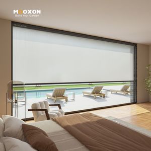 Stores à enrouleur motorisés <span class=keywords><strong>pour</strong></span> extérieur, résistants, imperméables, occultants, anti-UV, <span class=keywords><strong>pour</strong></span> véranda - Product Image 4