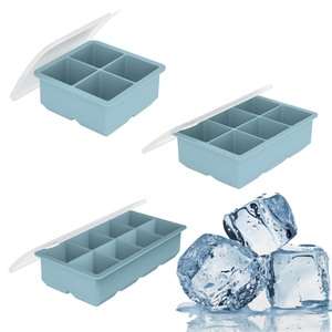 Chất Lượng Cao Hình Chữ Nhật Silicone <span class=keywords><strong>Ice</strong></span> <span class=keywords><strong>Cube</strong></span> Khay Với Nắp Tái Sử Dụng Tổ Ong <span class=keywords><strong>Ice</strong></span> Khuôn Cho Cocktail Milktea Mới Đến - Product Image 6