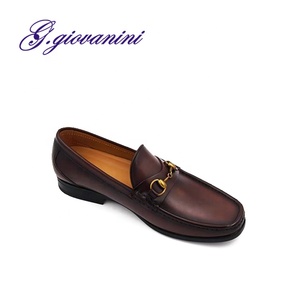 Giovanini BLACK Mocassini da Uomo in Pelle con Fibbia Dorata, Scarpe Casual Slip-on in Pelle Bovina con Finitura Spazzolata, Mocassini da Guida - Product Image 4