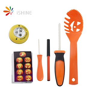 ชุดเครื่องมือแกะสลักฟักทอง14ชิ้นชุดเครื่องมือสำหรับปาร์ตี้เทศกาลฮาโลวีน - Product Image 1