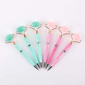 Rouleau de massage facial en résine, stylo multifonctionnel rotatif, outil de massage des yeux, soin de la peau, petit cadeau - Product Image 3