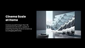 Proyector Láser Portátil Mini Dangbei Atom Global, Nuevo, 1200 Lúmenes ISO, Google TV, Compatible con <span class=keywords><strong>4K</strong></span>, Altavoces Integrados - Product Image 6