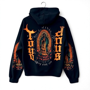 เสื้อฮู้ดดี้สั่งทำพิเศษ ผ้าฝ้าย 100% ทรงโอเวอร์ไซส์ พิมพ์ลายกราฟิก คุณภาพพรีเมียม สไตล์สตรีทแฟชั่น ใส่ได้ทุกวัน ลุคโมเดิร์น สำหรับผู้ชาย - Product Image 3