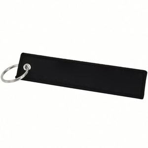 ZXX266 Custom Design Blank Logo Flight Woven Jet Tag Fabric <b>Key</b> <b>Chain</b> Anime Embroidered Keychain Anime Woven Keychain - Product Image 3