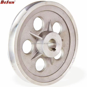 Alüminyum alaşımlı volan kasnağı kum çarkı döküm takım parçaları için hava kompresörü - Product Image 4