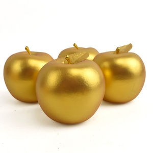 Pomme dorée artificielle en mousse 7*8cm légère et écologique pour la cuisine, la maison, Noël et les fêtes de Thanksgiving - Product Image 6