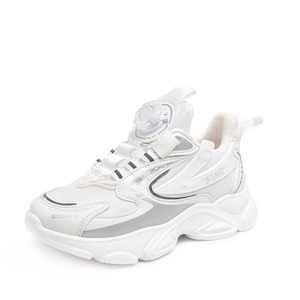 2024 langsung dari pabrik anak-anak kasual baru tombol putar sepatu olahraga anak sol lunak primer dan sekunder kualitas tinggi antiselip - Product Image 3