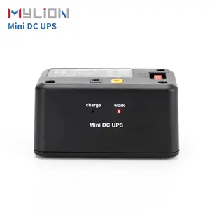 Mylion MU48 30Wh 8ah 7時間ミニUPS 12ボルト充電式バッテリーバックアップ2aDC UPSルーター用